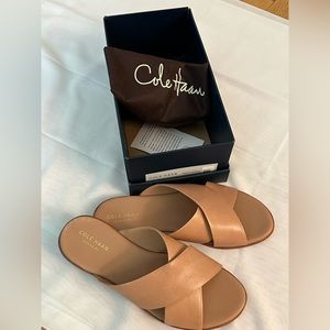 Cole Haan Anica Criss Cross Leather Sandal